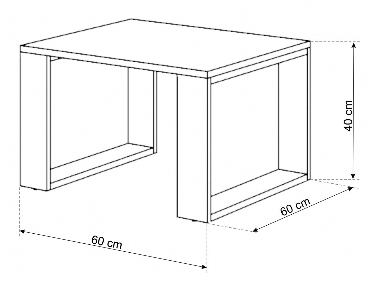 Stolić za kavu Buffalo 143 (Artisan hrast)