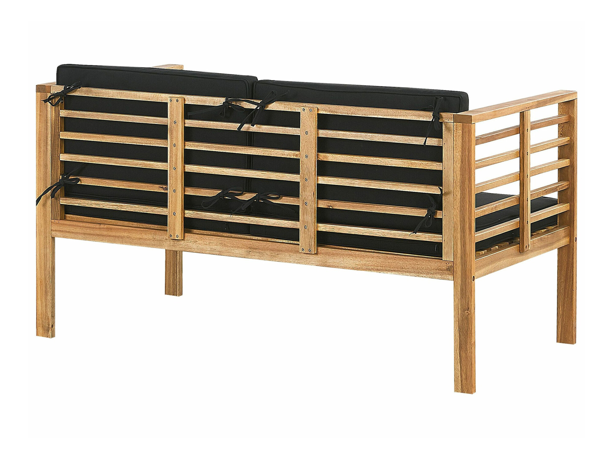 Set vrtnog namještaja Berwyn 1847 (Crna + Svijetlo drvo)