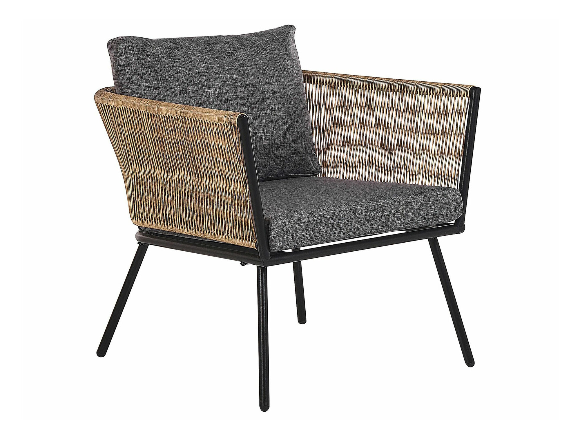 Set vrtnog namještaja Berwyn 1852 (Svijetlo smeđa + Siva)