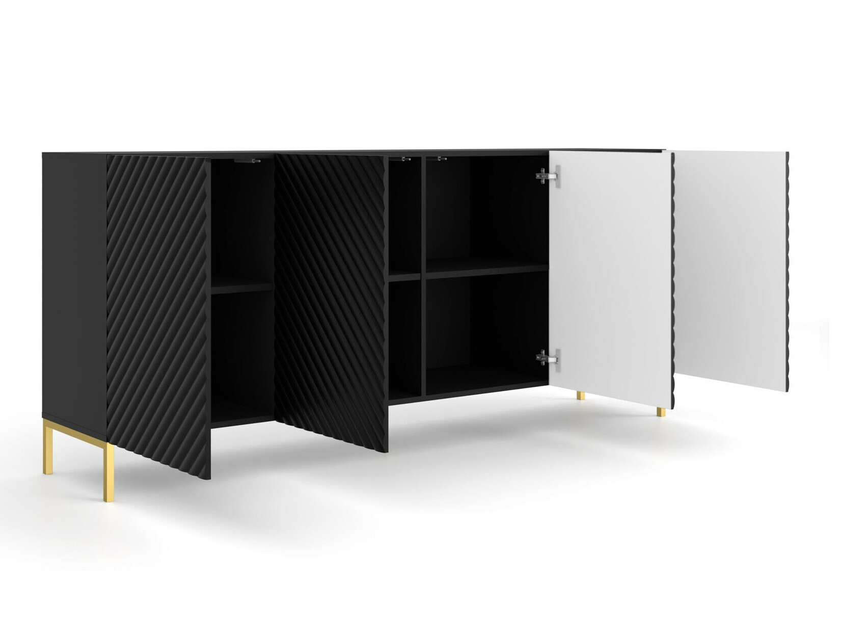 Set za dnevni boravak Fivremu 107 (Crna)