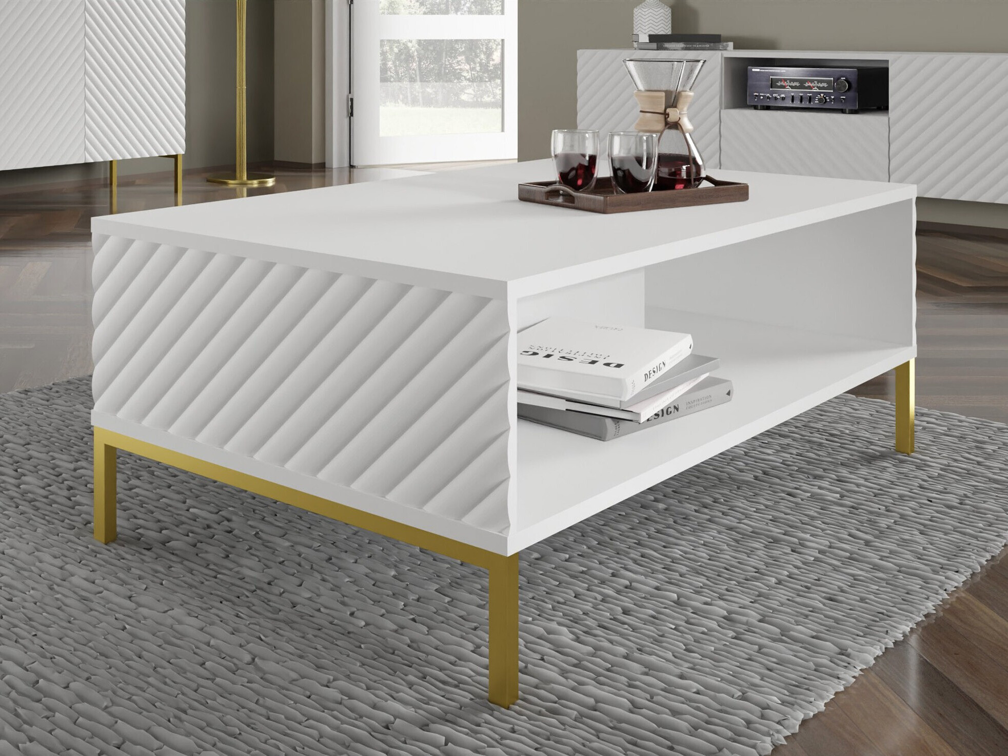 Stolić za kavu Fivremu 106 (Bijela)