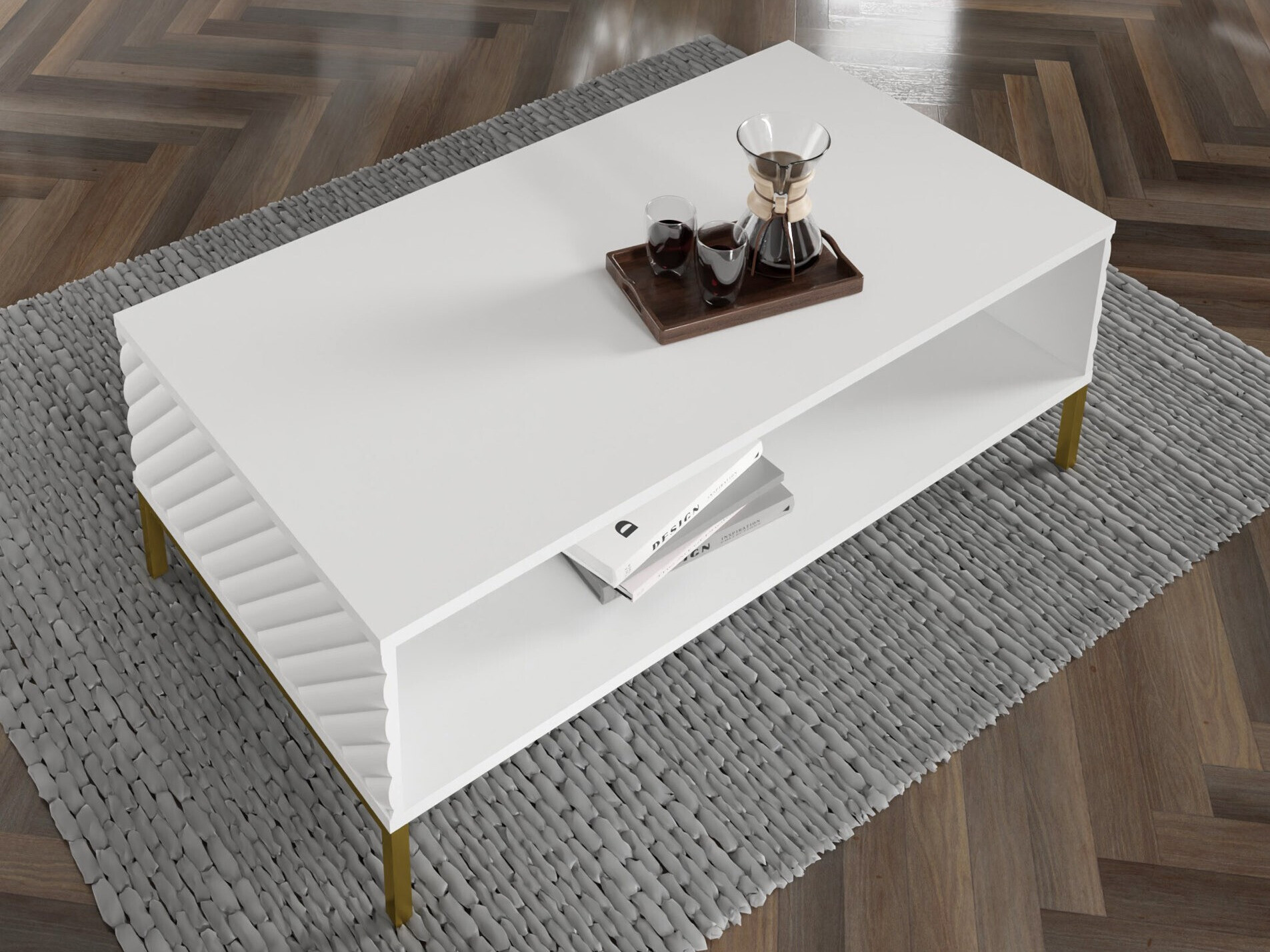 Stolić za kavu Fivremu 106 (Bijela)