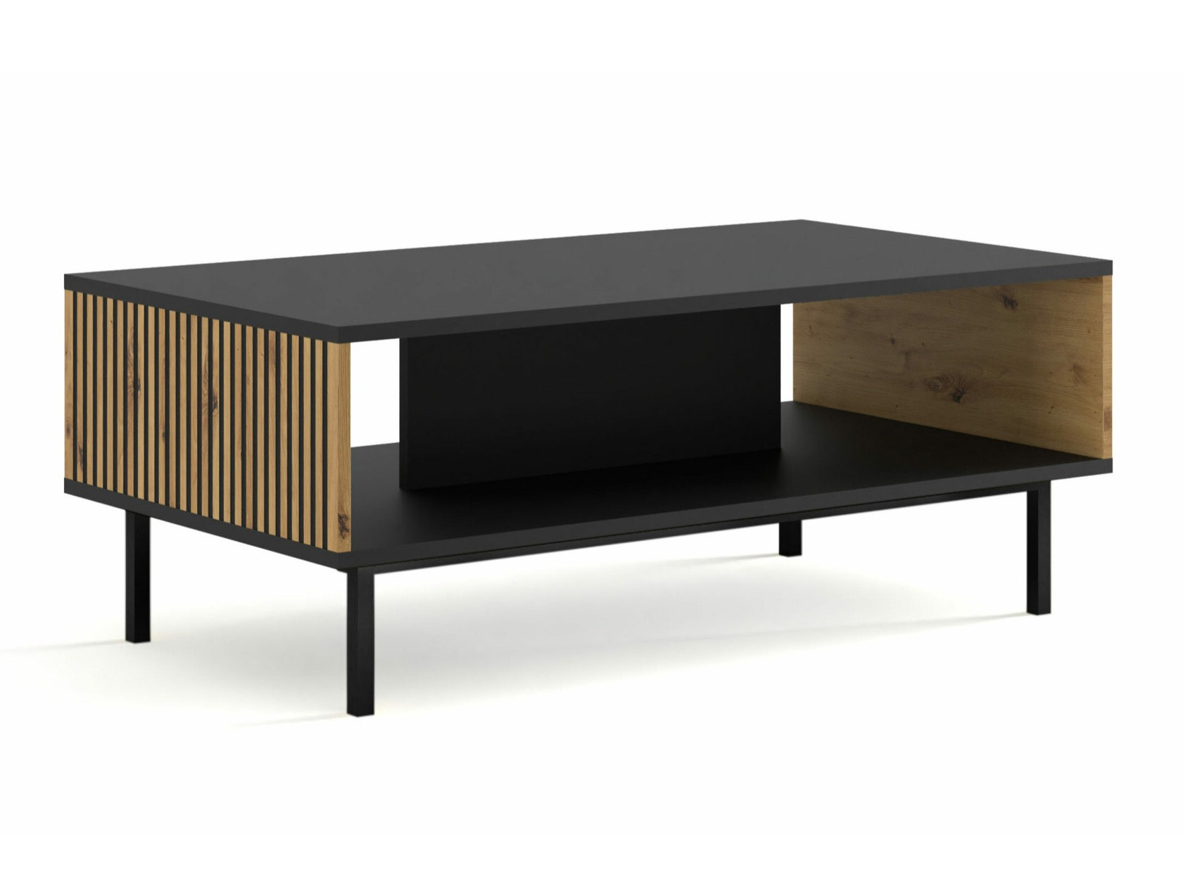 Stolić za kavu Talsalu 103 (Artisan hrast + Crna)