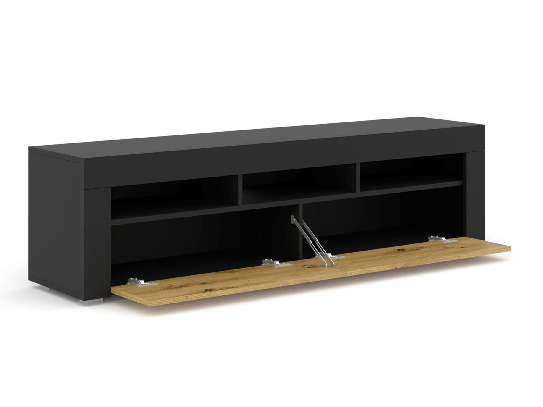 TV stol Buffalo 149 (Crna + Hrast Artisan)