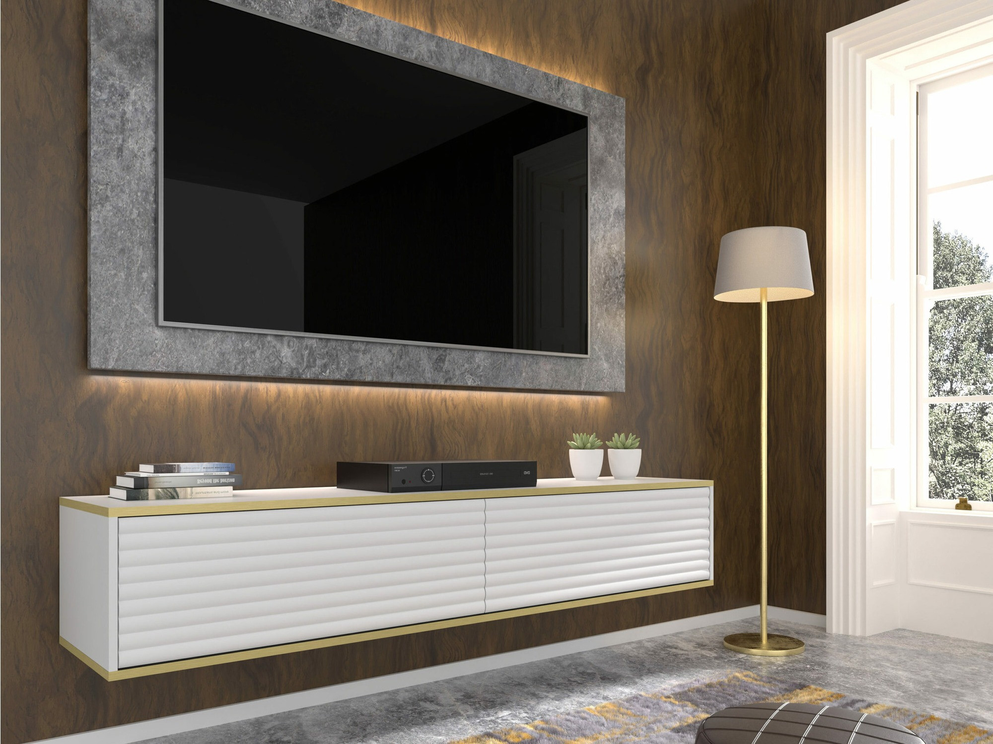 TV stol Buffalo 153 (Bijela)