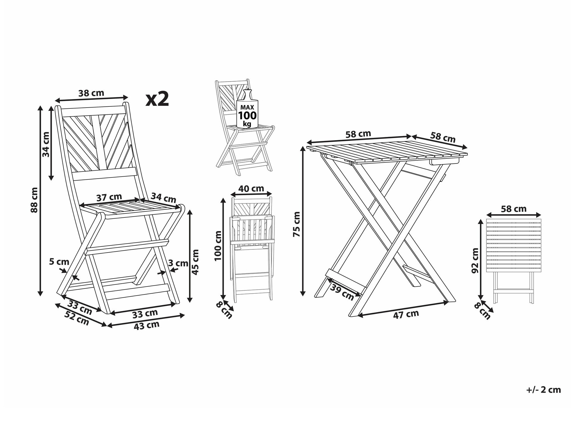 Balkonska garnitura Berwyn 1896