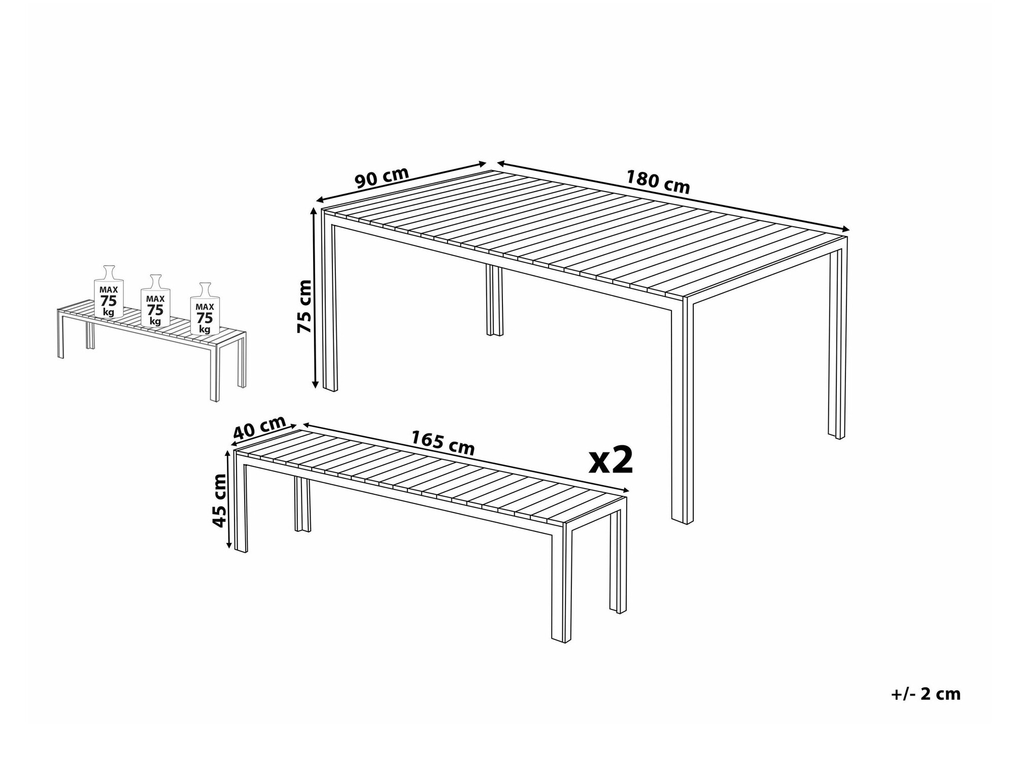 Set stola i stolica Berwyn 1895 (Svijetlo drvo + Srebrna)