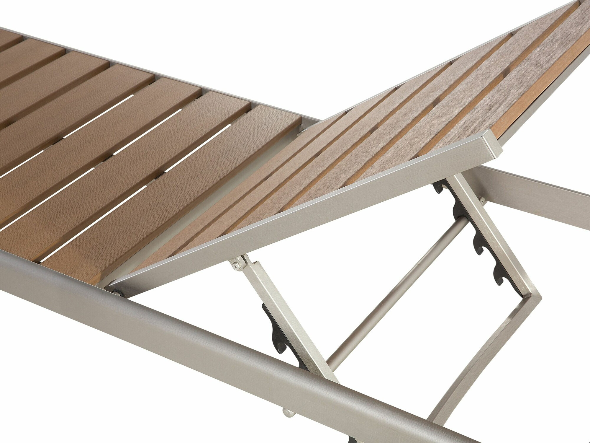 Vrtna ležaljka Berwyn 1898 (Svijetlo drvo + Srebrna)