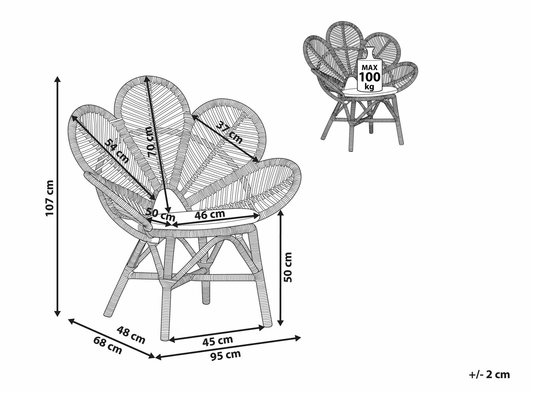 Vrtna stolica Berwyn 1890