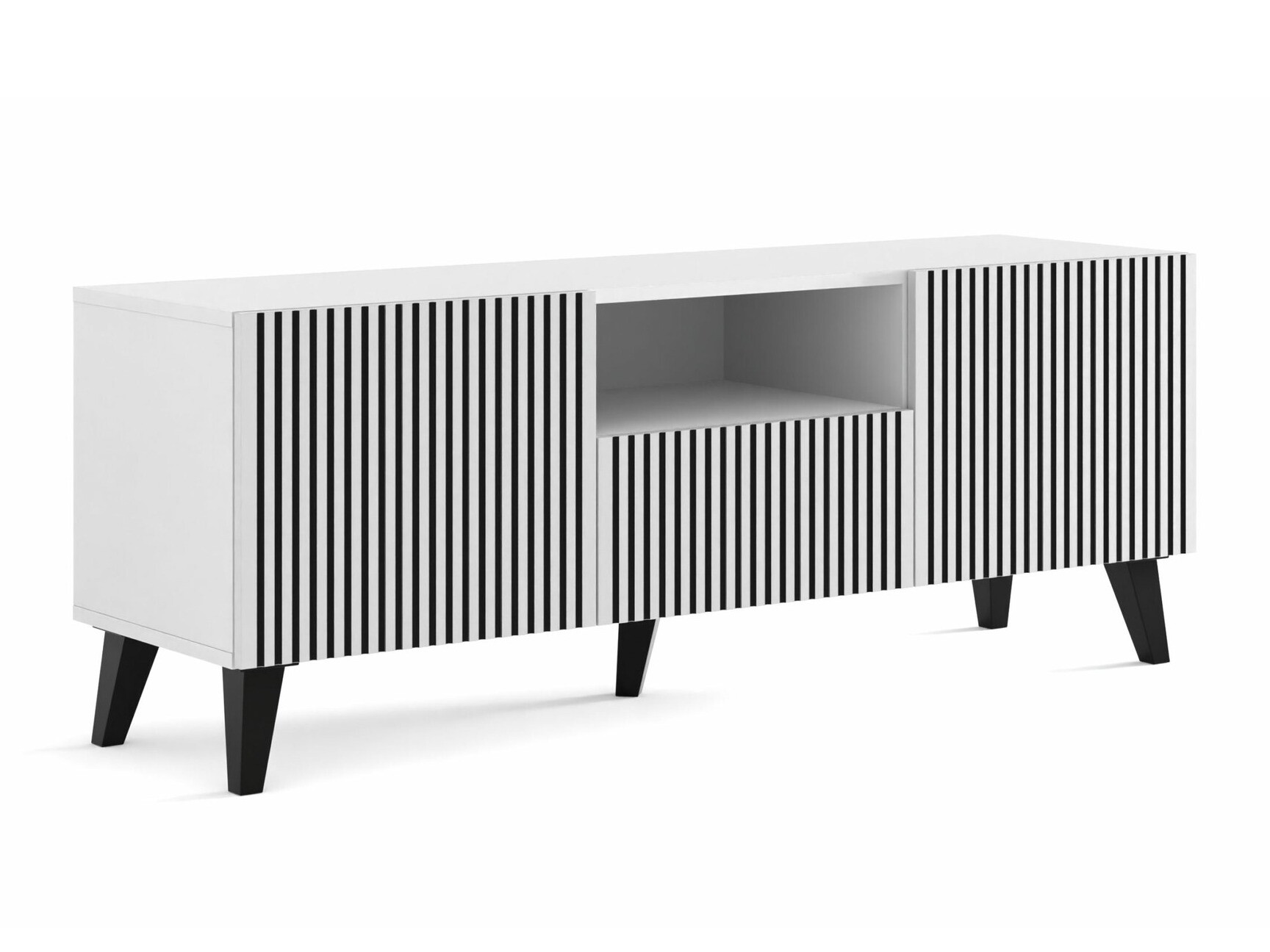 TV stol Buffalo 156 (Bijela + Crna)