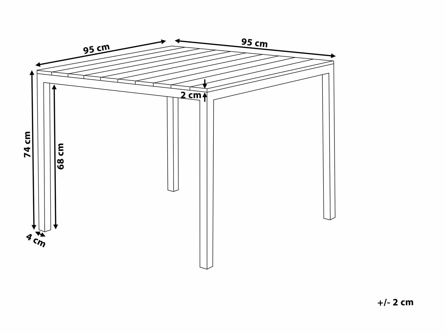 Vrtni stol Berwyn 1914 (Crna + Siva)