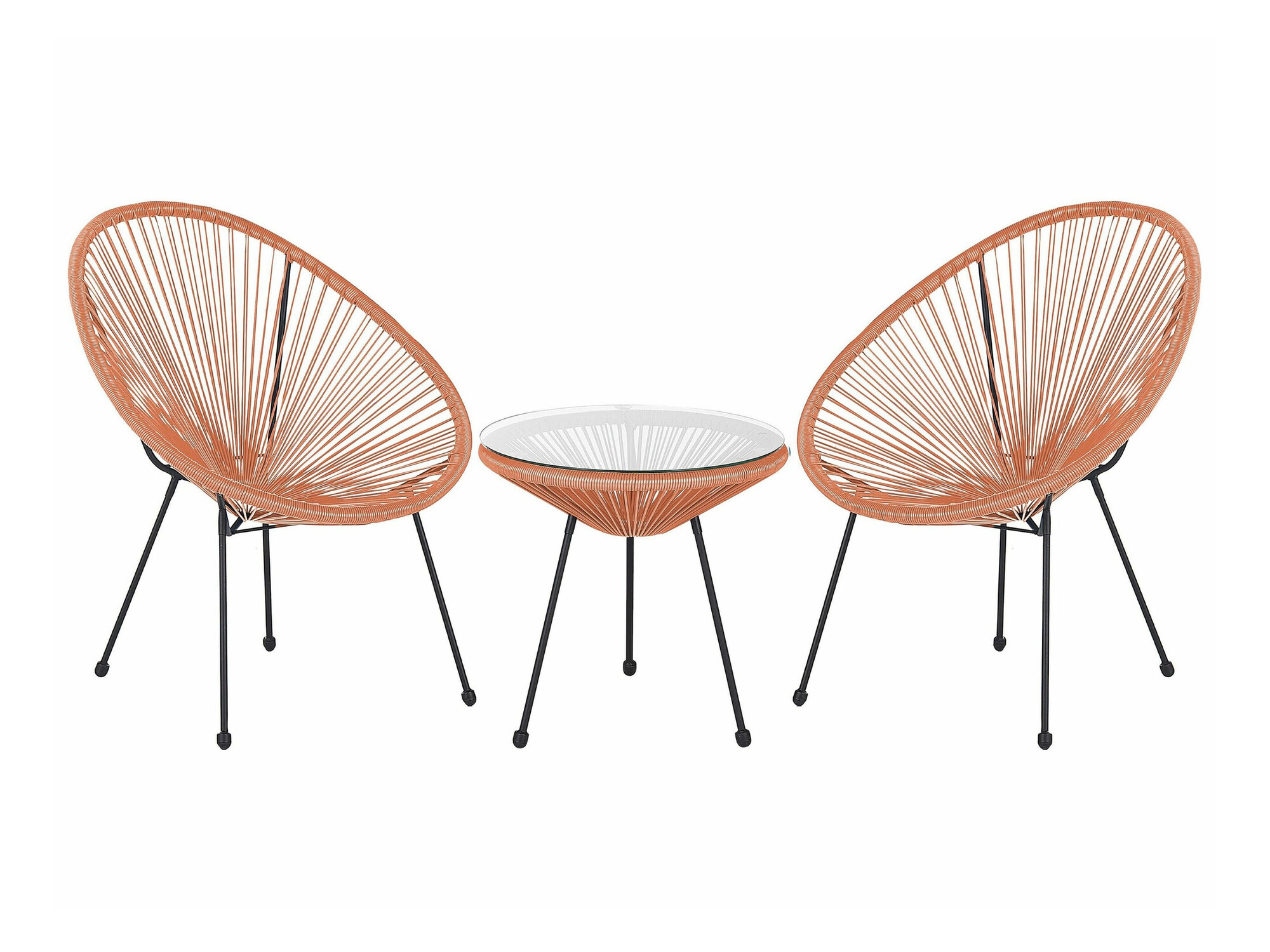 Balkonska garnitura Berwyn 1921 (Narančasta)