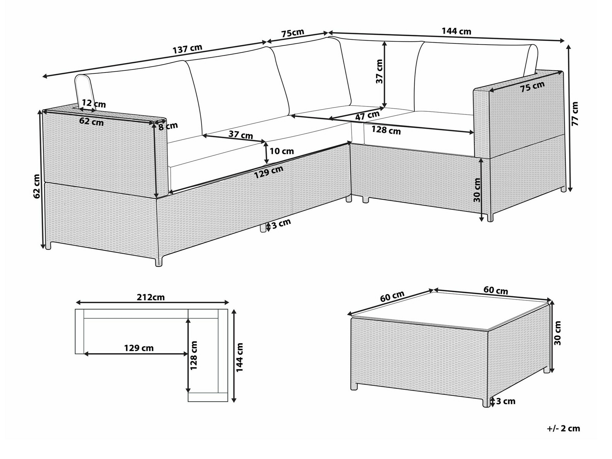 Vrtni namještaj Berwyn 1928