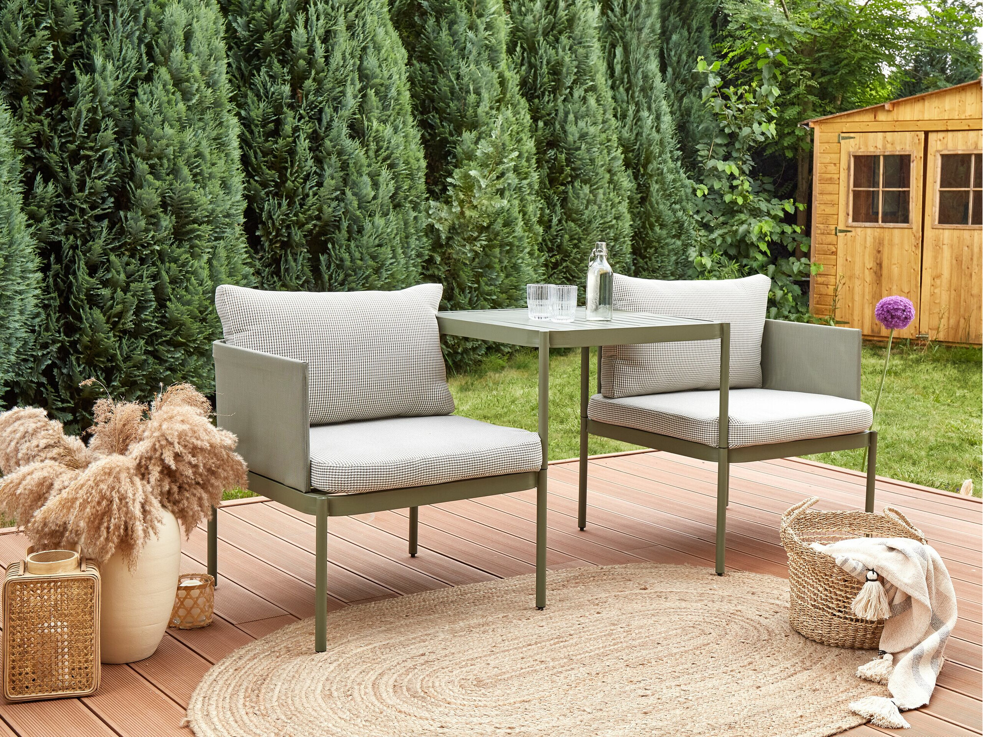 Set vrtnog namještaja Berwyn 1946 (Zelena)