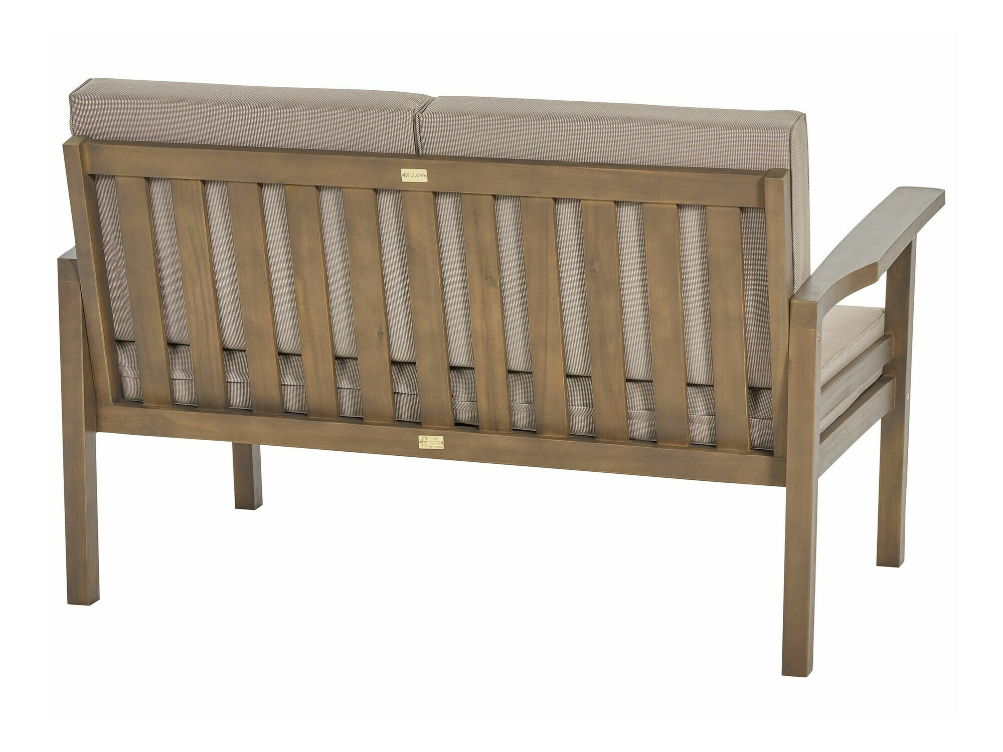 Set vrtnog namještaja Berwyn 1955 (Taupe + Tamno drvo)