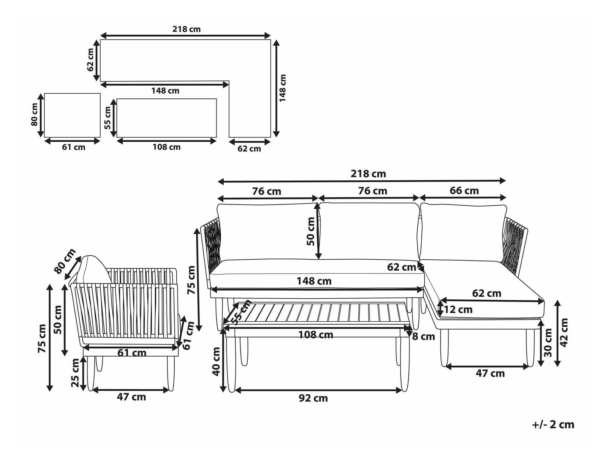 Vrtni namještaj Berwyn 1954