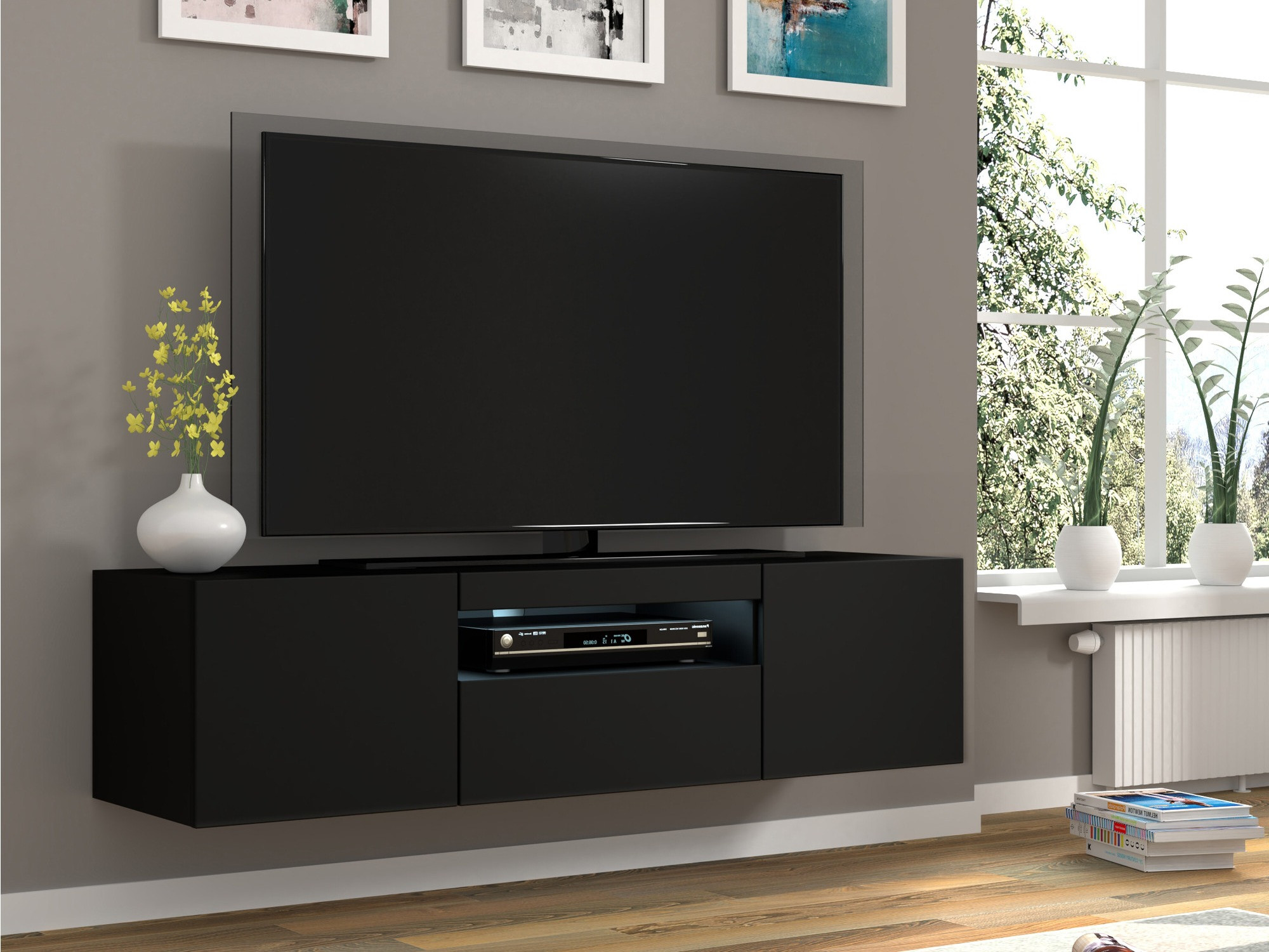 TV stol Morteo 103 (Crna)