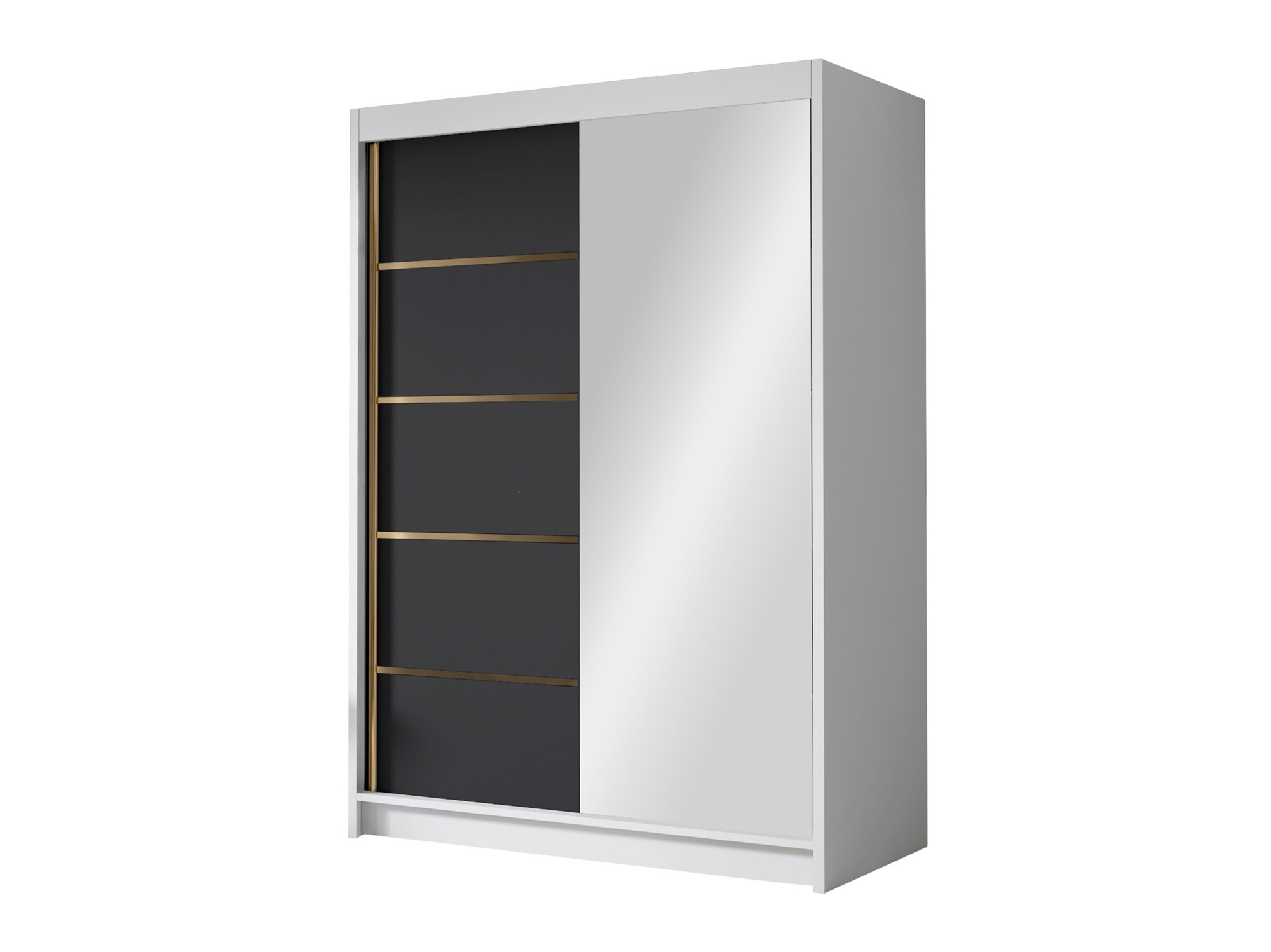 Ormar Closico Fornix III (Bijela + Crna)