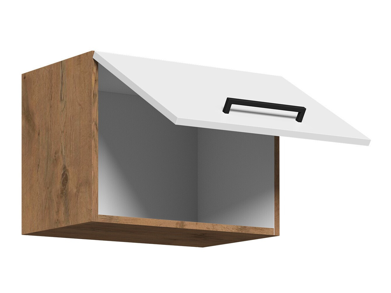 Modularan zidni ormarić Wood White 117