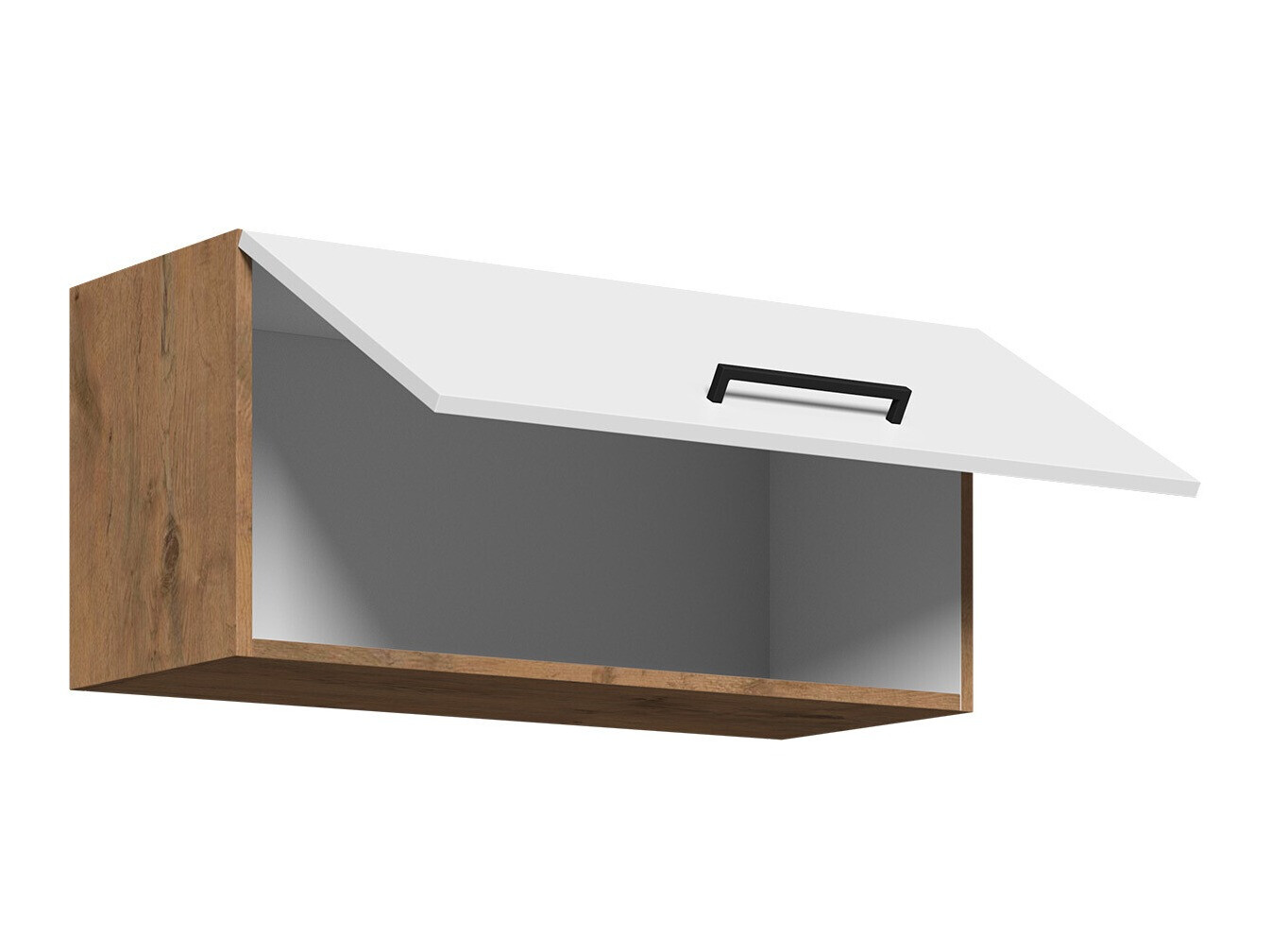 Modularan zidni ormarić Wood White 131