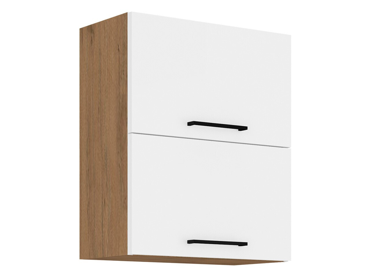 Modularan zidni ormarić Wood White 132