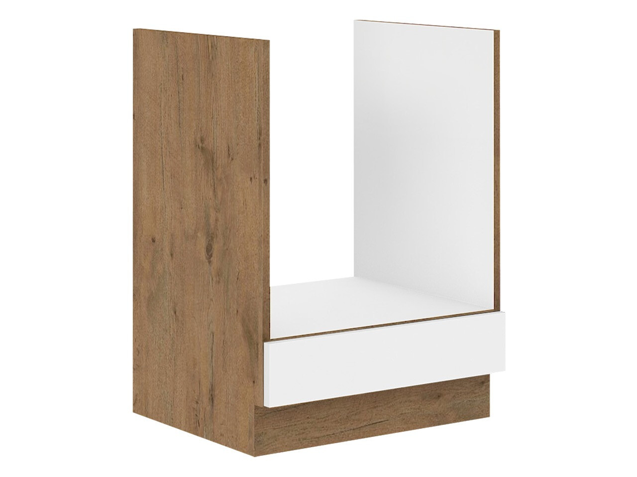 Modularni ormarić za ugradbene aparate Wood White 125