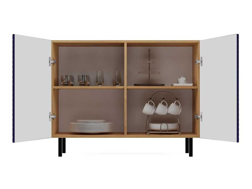 Ormarić Romseru 101 (Plava + Hrast Artisan)