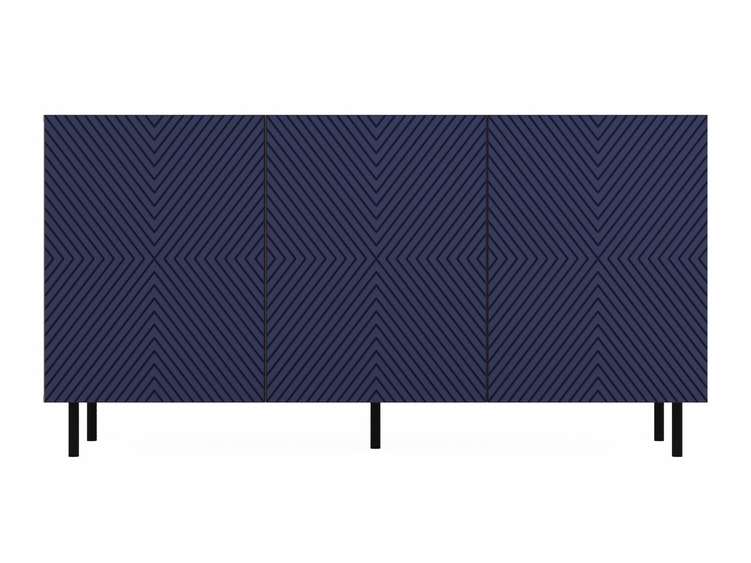 Ormarić Romseru 103 (Plava + Hrast Artisan)