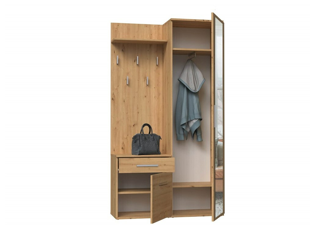 Set za hodnik Mandeville 126 (Hrast Artisan)