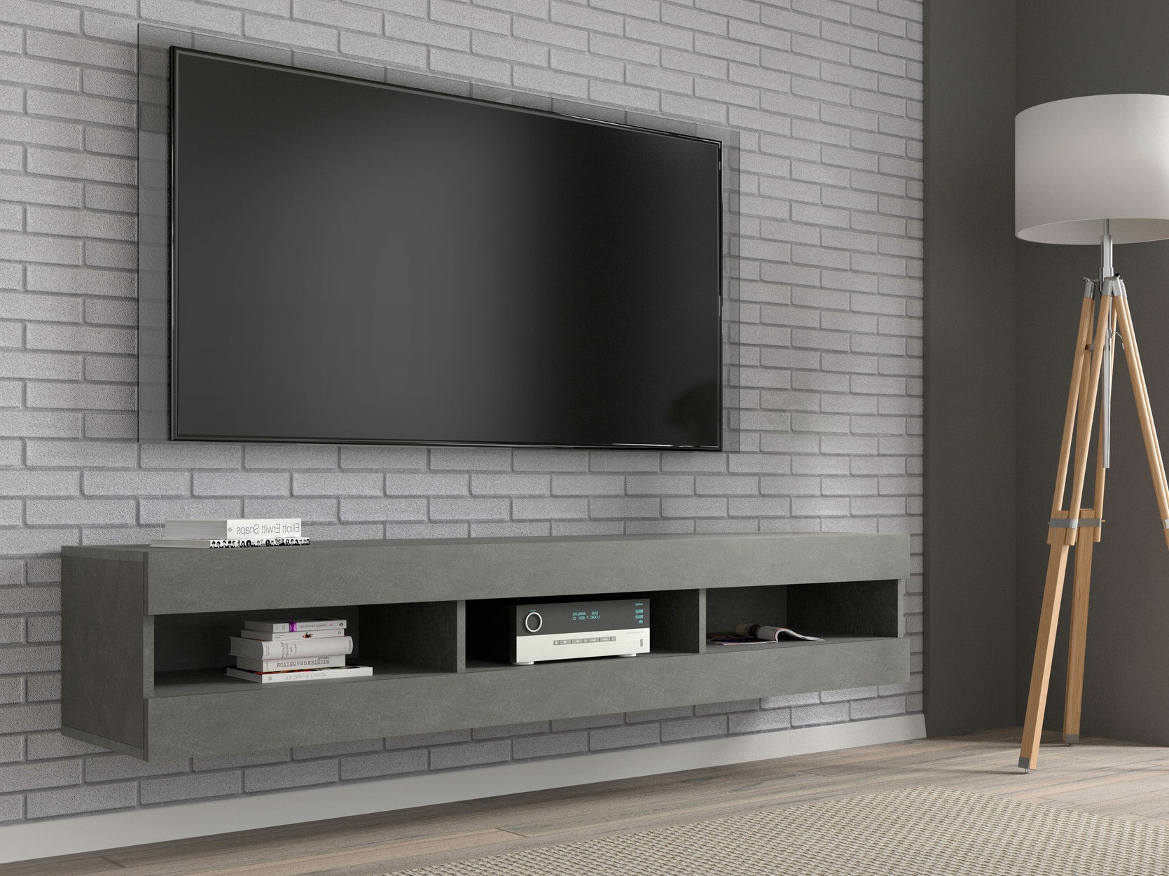 TV stol Buffalo 168 (Siva)