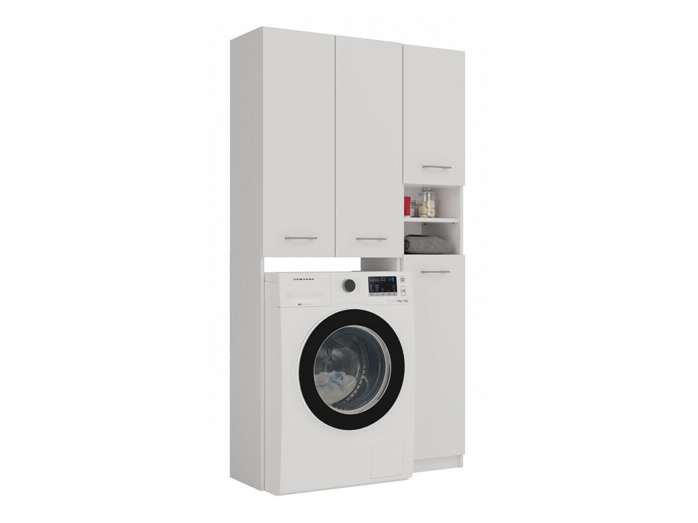 Kupaonska polica Mandeville 130 (Bijela)