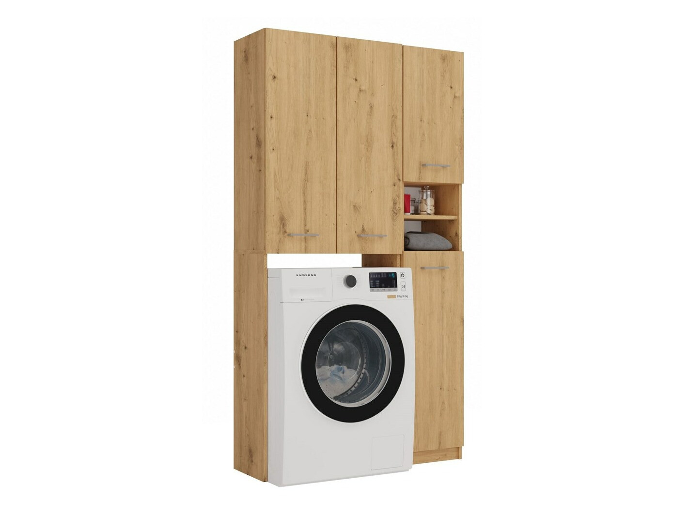 Kupaonska polica Mandeville 130 (Hrast Artisan)