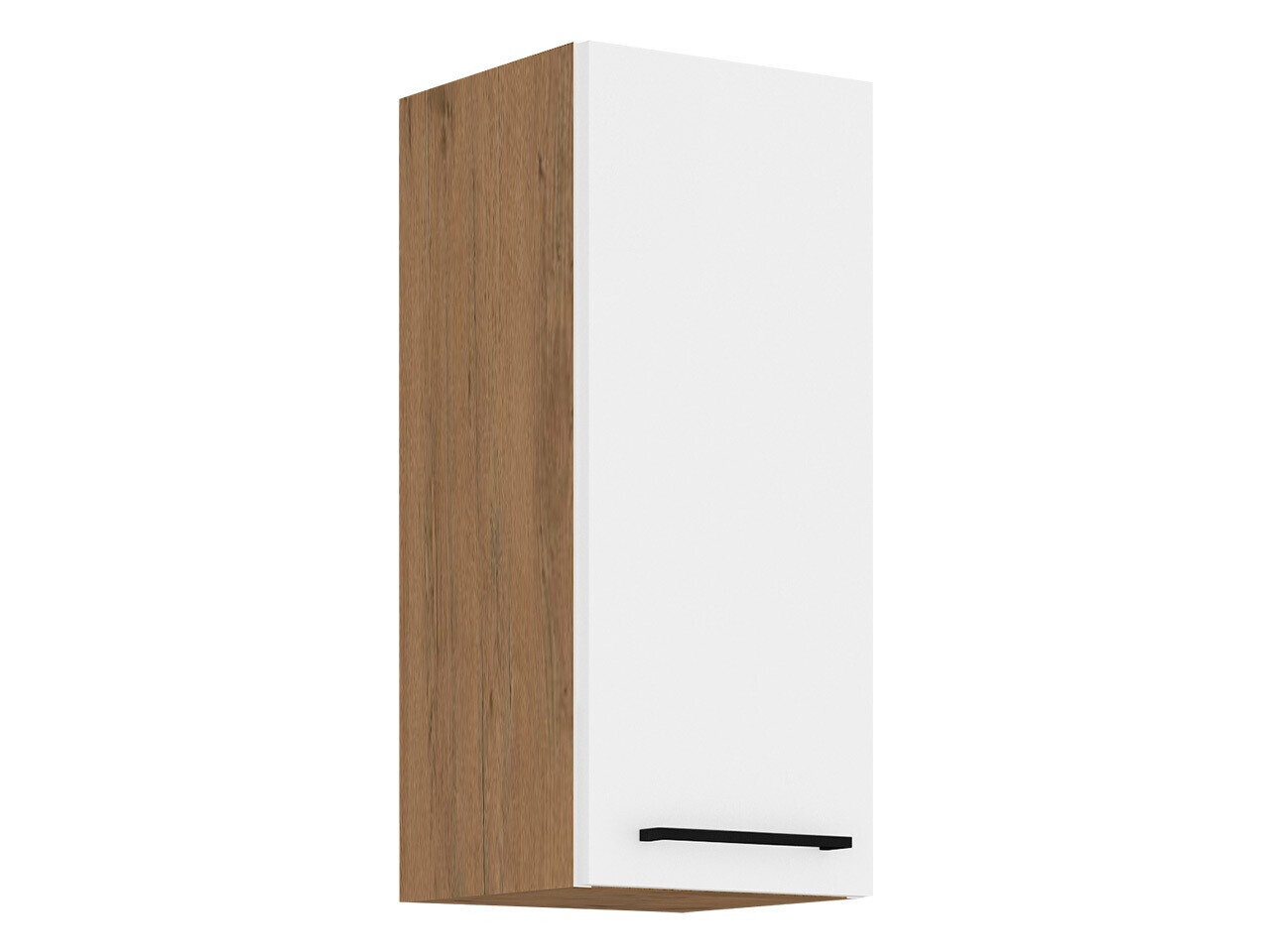 Modularan zidni ormarić Wood White 133