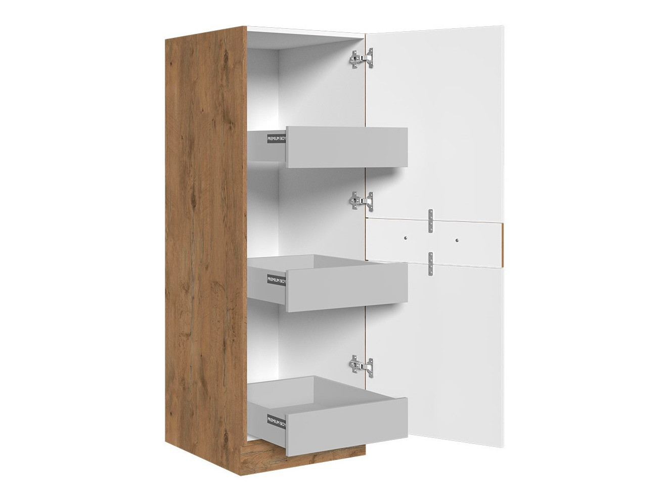 Modularni ormarić s ladicom i vratima Wood Dark 120