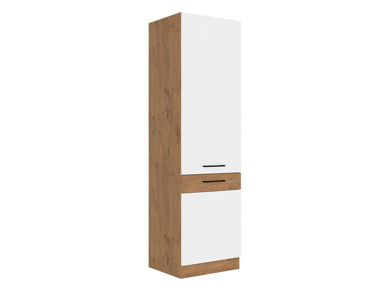 Modularni ormarić s vratima Wood White 114