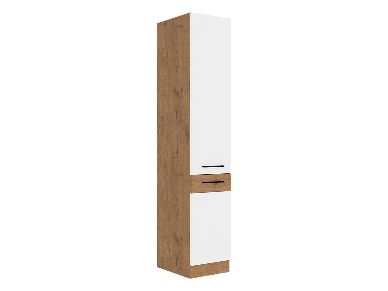 Modularni ormarić s vratima Wood White 119