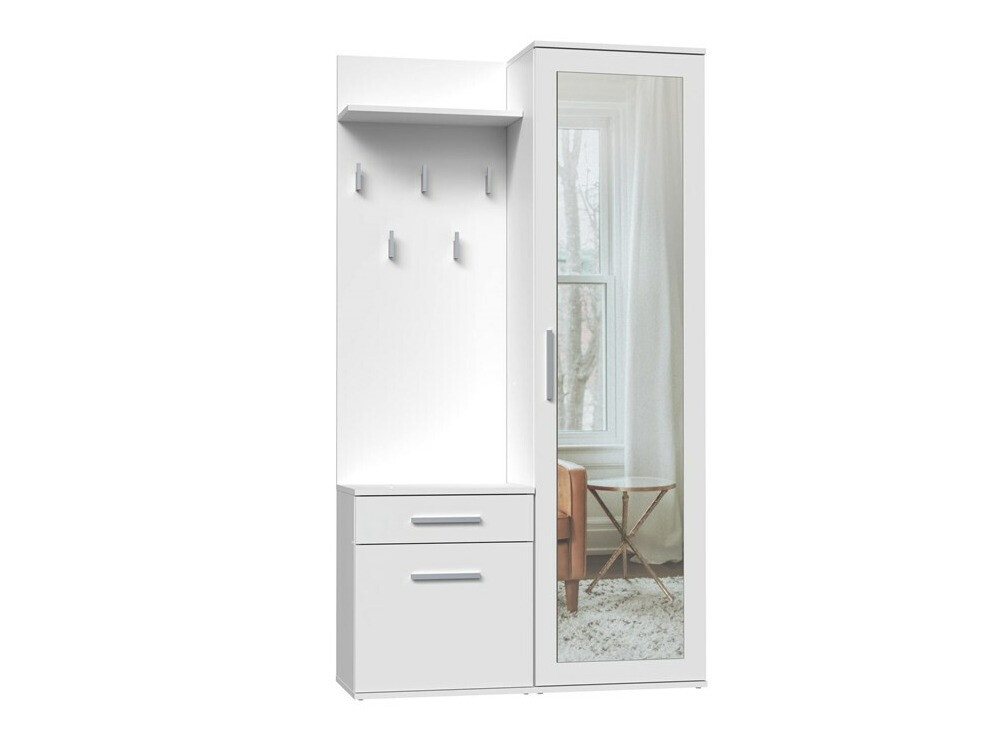 Set za hodnik Mandeville 126 (Mat bijela)