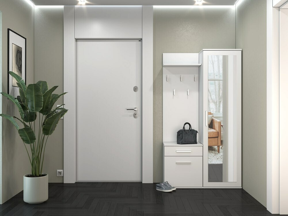 Set za hodnik Mandeville 126 (Mat bijela)