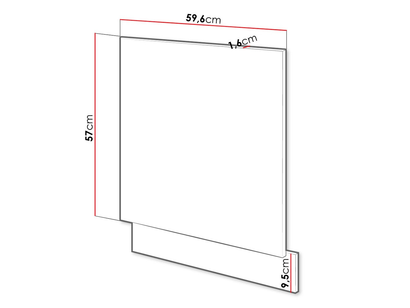 Vrata za ugradbenu perilicu Wood Grey 105