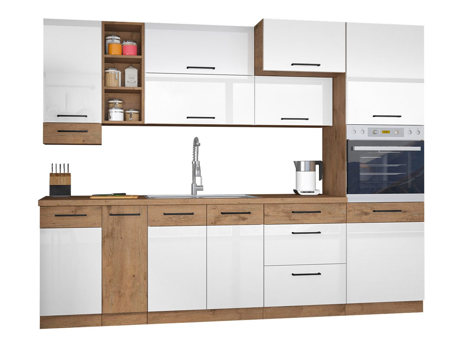 Modularan kuhinjski set Wood White 137