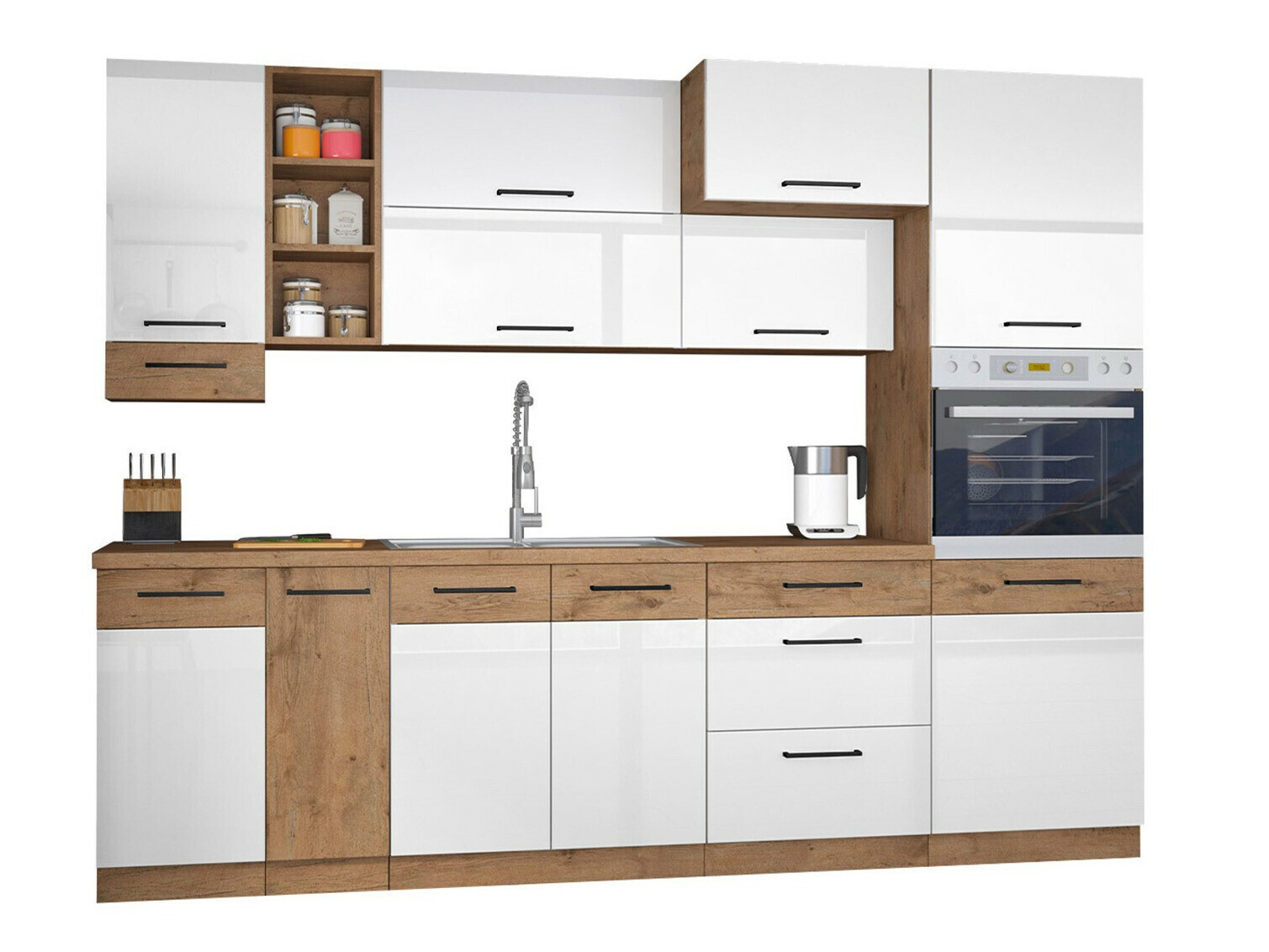 Modularan kuhinjski set Wood White 137