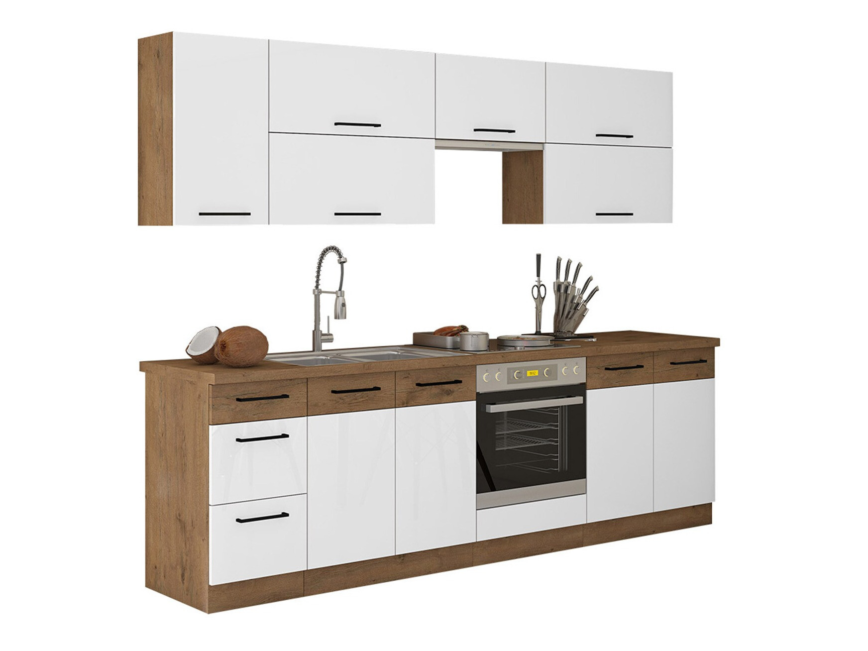 Modularan kuhinjski set Wood White 138