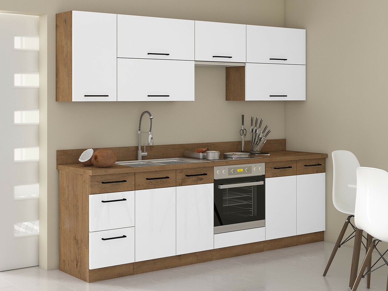 Modularan kuhinjski set Wood White 138