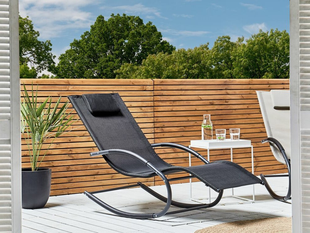 Vrtna ležaljka Berwyn 1973 (Crna)