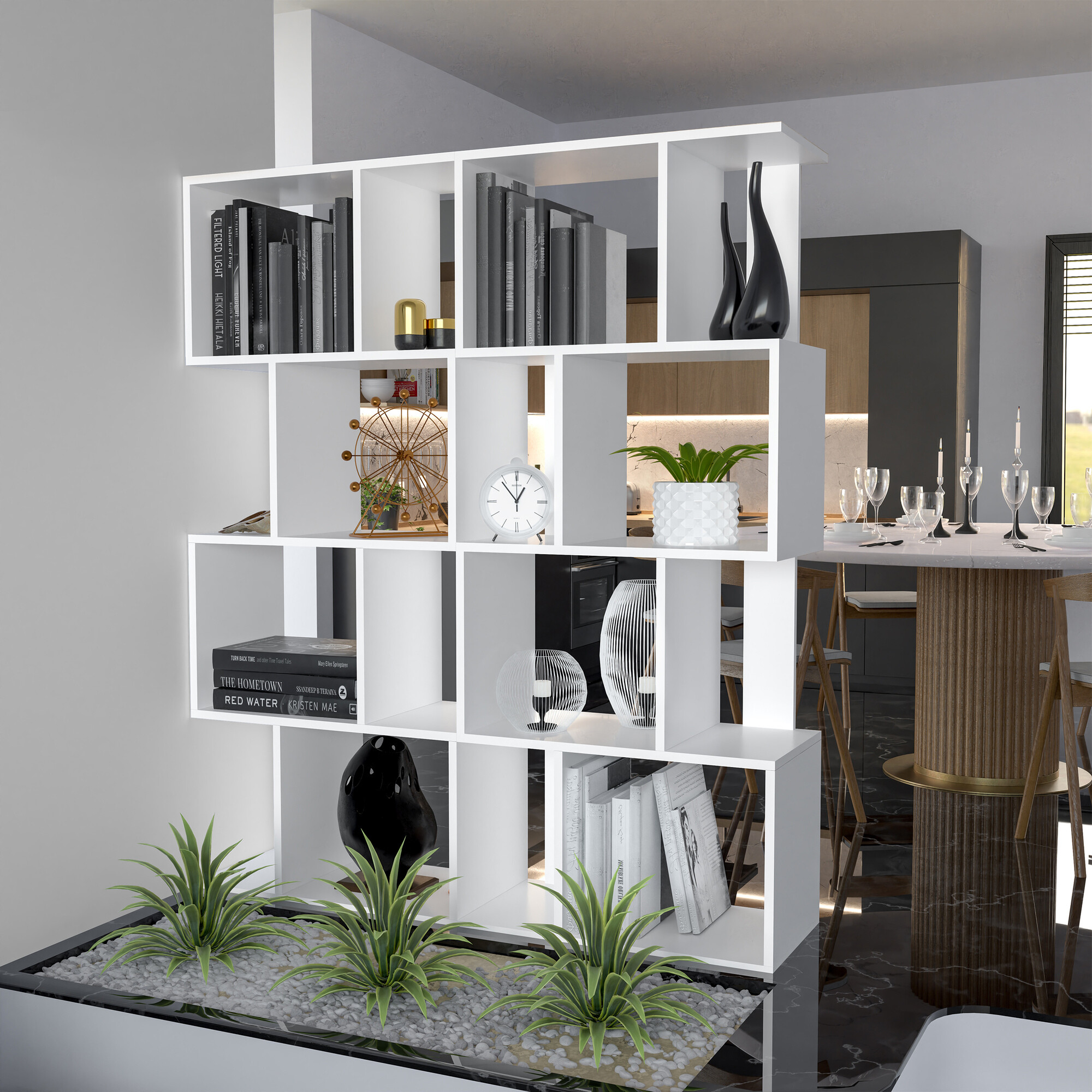 Polica Mandeville 160 (Bijela)