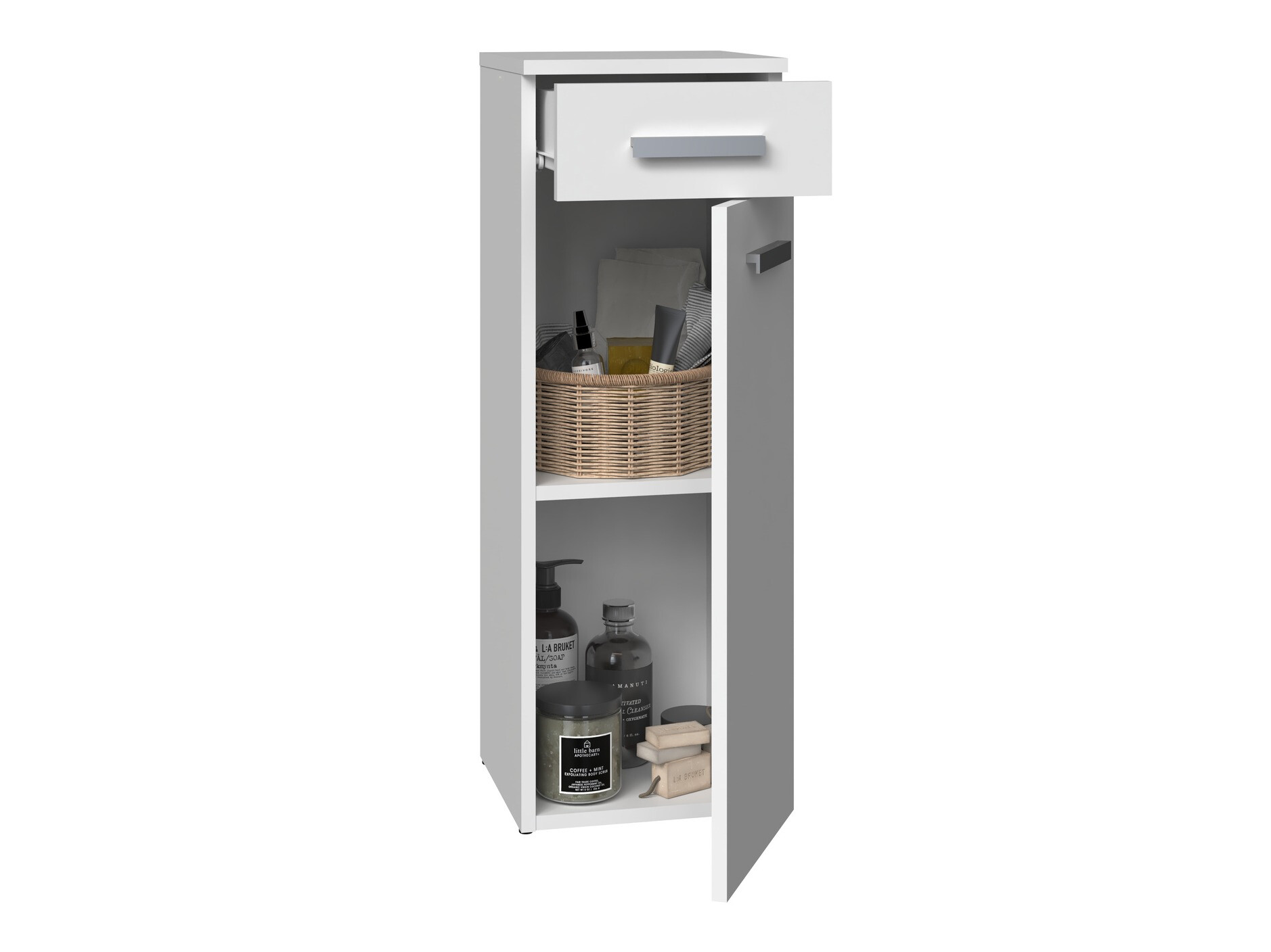 Samostojeći kupaonski ormarić Nolmaru 109 (Bijela)