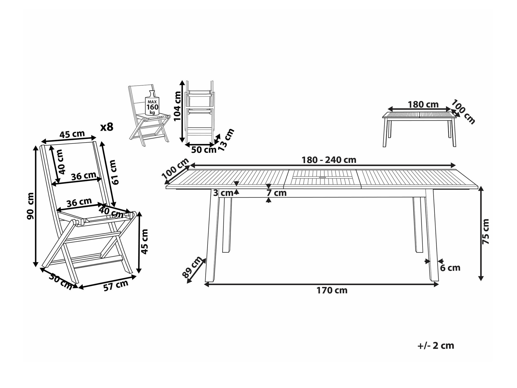 Set stola i stolica Berwyn 1986