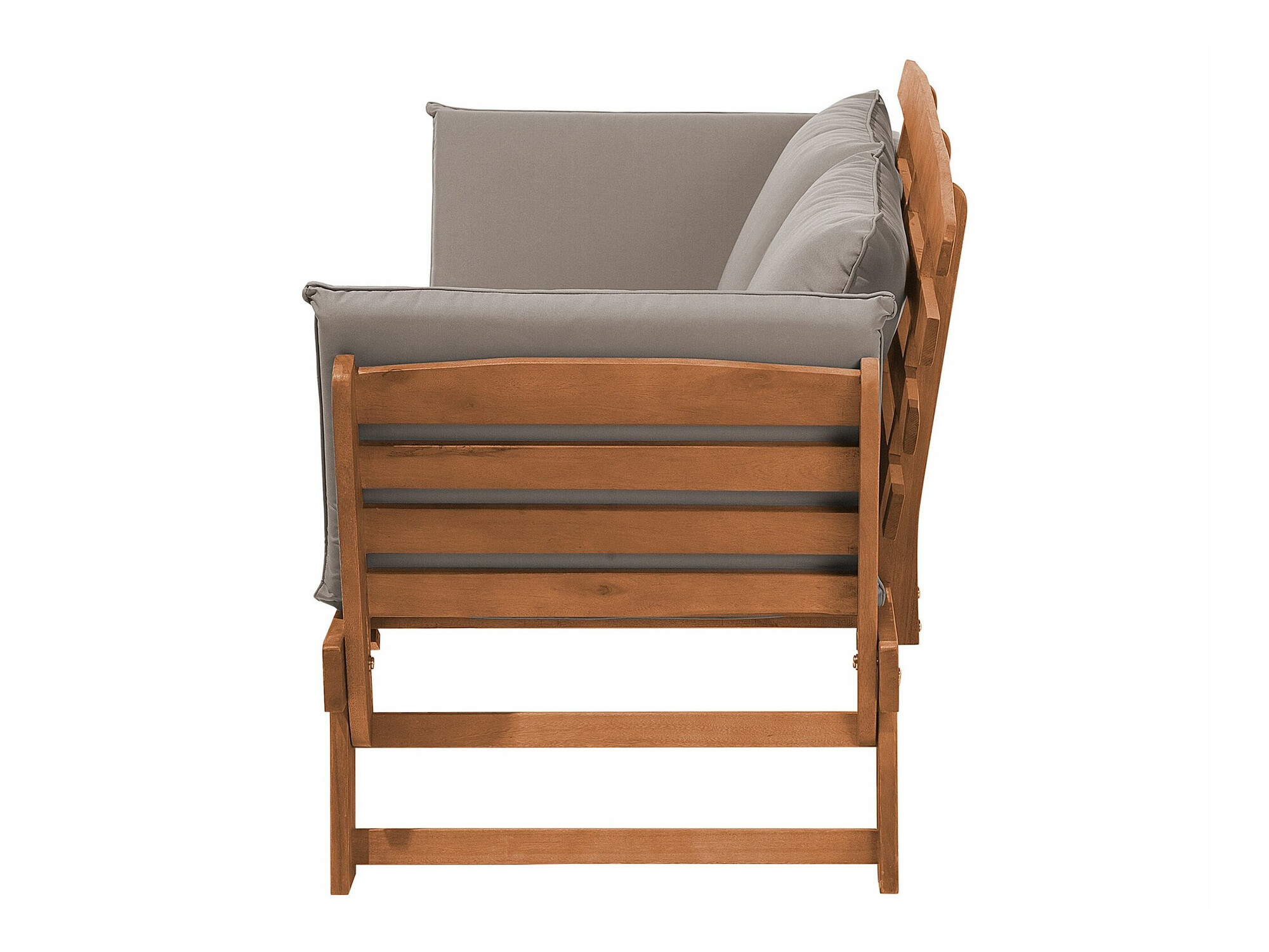 Vrtna sofa Berwyn 1979 (Siva + Svijetlo drvo)