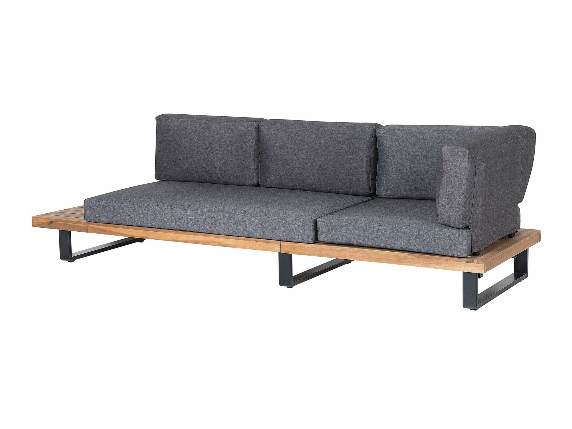 Set vrtnog namještaja Berwyn 1987 (Siva + Svijetlo drvo)