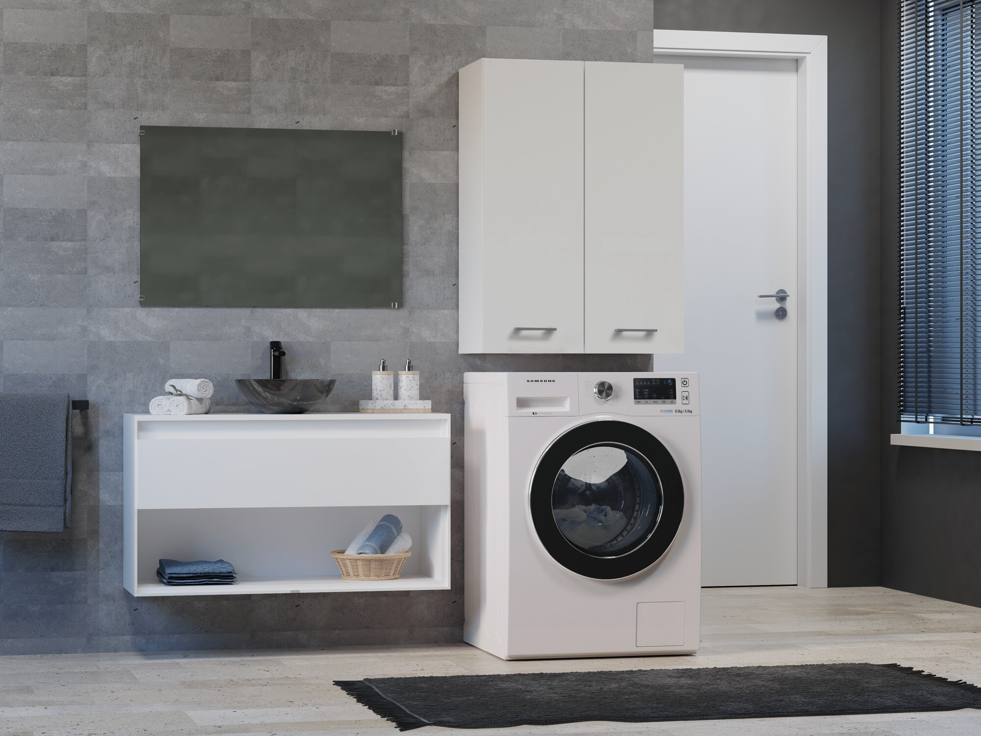 Zidni ormarić Balelbo 105 (Bijela)